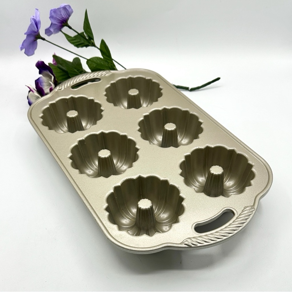 🧡HP! Nordic Ware Anniversary Bundt-Lette  Cake Pan. 5 cups. Made in USA
